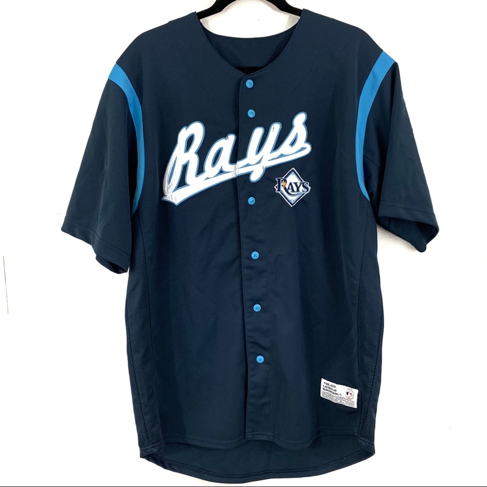 Rays button down embroidered jersey